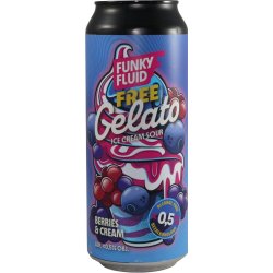 Funky Fluid Free Gelato: Berries & Cream