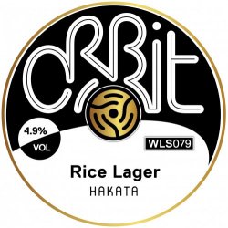 CROWLER - Orbit - Rice Lager - 4.9% (500ml) - Ghost Whale