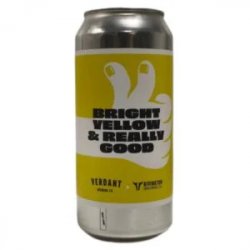 Verdant Brewing Co Bright Yellow And Really Good