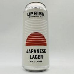 Uprise Japanese Rice Lager Can - Bottleworks