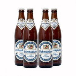 Pack 4 Weihenstephaner Hefe Weiss 500ml - CervejaBox