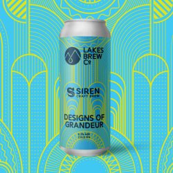 Lakes Brew Co Designs of Grandeur  Cold IPA  6.5% - Lakes Brew Co