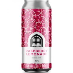 Vault City Brewing Raspberry Lemonade Session Sour Sour   - The Beer Garage