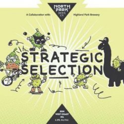 North Park Beer Co. Strategic Selection 16oz can - Bine & Vine