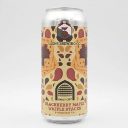 3 Sons Brewing Co. Blackberry Maple Waffle Stacks