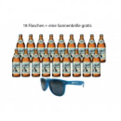 Maxlrainer MAXL Hell 18 x 0,5 + Sonnenbrille - Getränkeshop Rosenheim, 27,99 € - Der-Getränke.shop