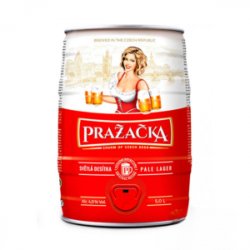 Prazacka Pale Lager 4%  Bom 5L - BIA NHẬP ĐÀ NẴNG