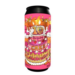Amundsen 10th Birthday Cake x Vault City  Mango Raspberry Ice Cream Cake with Toasted Marshmallow Swirl Pastry Sour  6.5% 440ml Can - All Good Beer