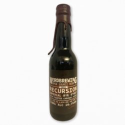 Nerdbrewing, Recursion, Imp. Rye Stout, Toasted Caraway Seeds, 2021,  0,33 l.  10,7% - Best Of Beers