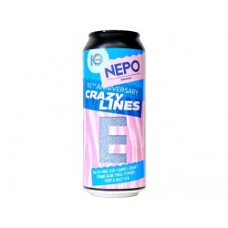 Nepo - 10th Anniversary Crazy Lines E 500ml can 8,2% alc. - Beer Butik