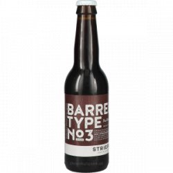 Strieper Barrel type No3 Red Wine B.A. Quadrupel - Drankgigant.nl