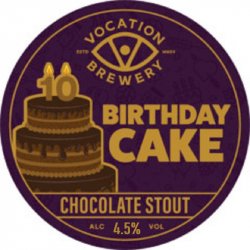 Vocation Brewery 10th Birthday Cake
