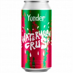 Yonder Brewing & Blending - Watermelon Crush - Left Field Beer