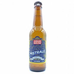 Mistrale  Aquae Maltae  5°  Ale Blonde  Golden Ale - La Plante Du Loup