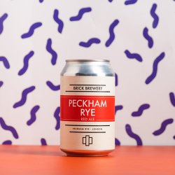 Brick Brewery  Peckham Rye Red Ale  4.7% 330ml Can - All Good Beer