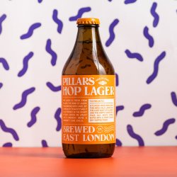 Pillars Brewery  Hop Lager  4.5% 330ml Bottle - All Good Beer