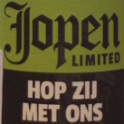 Jopen Limited - glutenfrei Hop Zij met Ons - Bierlager