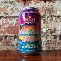 Bright Brewery Miami Weisse Mango Ice Cream Sour