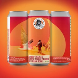 New Bristol Apricot, Peach & Cinder Toffee Crumble Ice-Cream Sour 6% 440ML - New Bristol Brewery