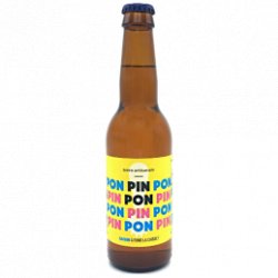 Pin Pon 33 cl - Bière Blonde Artisanale du Nord  Arômes Fruités & Céréales - Bières du Nord