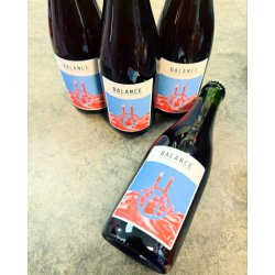 BALANCE BREWING & BLENDING. RIPPLE 2023 WILD ALE WITH BRITISH RASPBERRIES 6% 375ml - The Beer Shelf