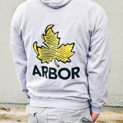 Arbor Logo Hoody (Grey) - Arbor