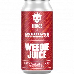 Fierce Weegie Juice (Overtone Collab) Hazy Pale Ale 440ml Can - Fountainhall Wines