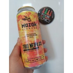 Mazák Trio NEIPA (Azzaca Cryo, Sultana, Mosaic) 16°6,5% 0,5l - Pivní lednice