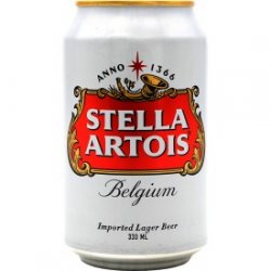 Cerveza Stella Artois 5% 33cl - Bodegas Júcar