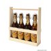 Holz-Flaschenträger für 4 Flaschen 