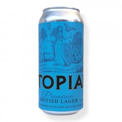 UTOPIAN  BRITISH LAGER  4.7% - Fuggles Bottle Shop