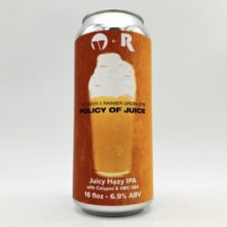 Vice  Rainer Growlers Policy of Juice Hazy IPA Can - Bottleworks