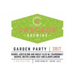 Cascade Brewing Garden Party 2017 12x50CL - Van Bieren