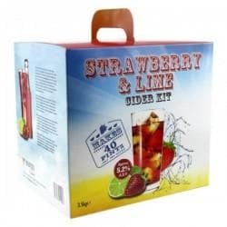 Youngs Strawberry & Lime Cider Kit - 40 Pints - Brewbitz Homebrew Shop