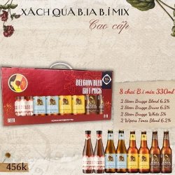 Xách Quà Bia Bỉ Mix 8 Chai 330ml - PHouse – Đồ Uống Cao Cấp