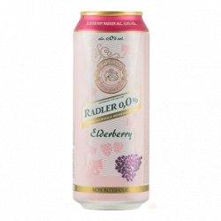 Zähringer  Radler Elderberry  0% Alcohol - Barbudo Growler