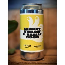 Verdant Brewing Co Bright Yellow And Really Good