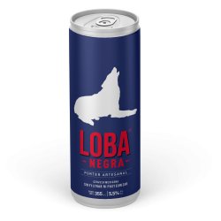 LOBA NEGRA (LATA) 12 OZ - Cebada Malteada