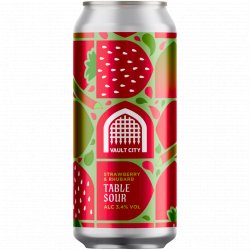 Vault City Brewing Strawberry & Rhubarb Table Sour Vault City Brewing Strawberry & Rhubarb Table Sour
