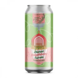 Vault City Brewing Rhubarb Drizzleberry Cupcake