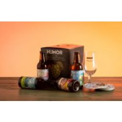 Hop Thirsty Friends - Humor GIFT BOX (4 beers + 1 HUMOR glass) - Hop Thirsty Friends - Humor