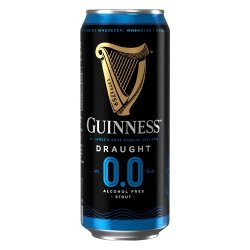 Guinness 0.0 Non-Alcoholic Draught 4 pack 12 oz. Can - Outback Liquors