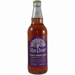 Mac Ivors Cider Company Plum & Ginger Cider - Dokter Bier