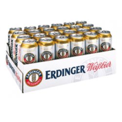 Erdinger Weissbier mit feiner Hefe 5,3% Vol. 24 x 50 cl Dose - Pepillo