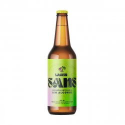 SANS LAGER SIN ALCOHOL 355 ML - Cebada Malteada