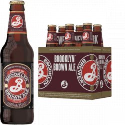 BROOKLYN Brown Ale Bier 5,6% Vol. 24 x 33 cl EW Flasche - Pepillo