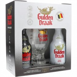 Gulden Draak Geschenkverpakking 2x33cl met Drakenei Glas - úw topSlijter (t Bockje Bathmen)