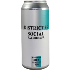 District 96 Beer Factory Social Experiment