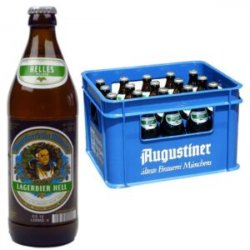 Augustiner Bier Lager hell 5,2% Vol. 20 x 50 cl MW Flasche - Pepillo