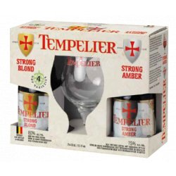 Tempelier Geschenkverpakking 2x33cl met Glas - úw topSlijter (t Bockje Bathmen)